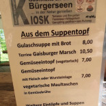 Bürgersee Kiosk Gaststätte