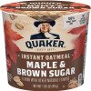 Original Maple Flavored Quaker Oatmeal