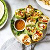 Thai-Style Peanut Chicken Wrap